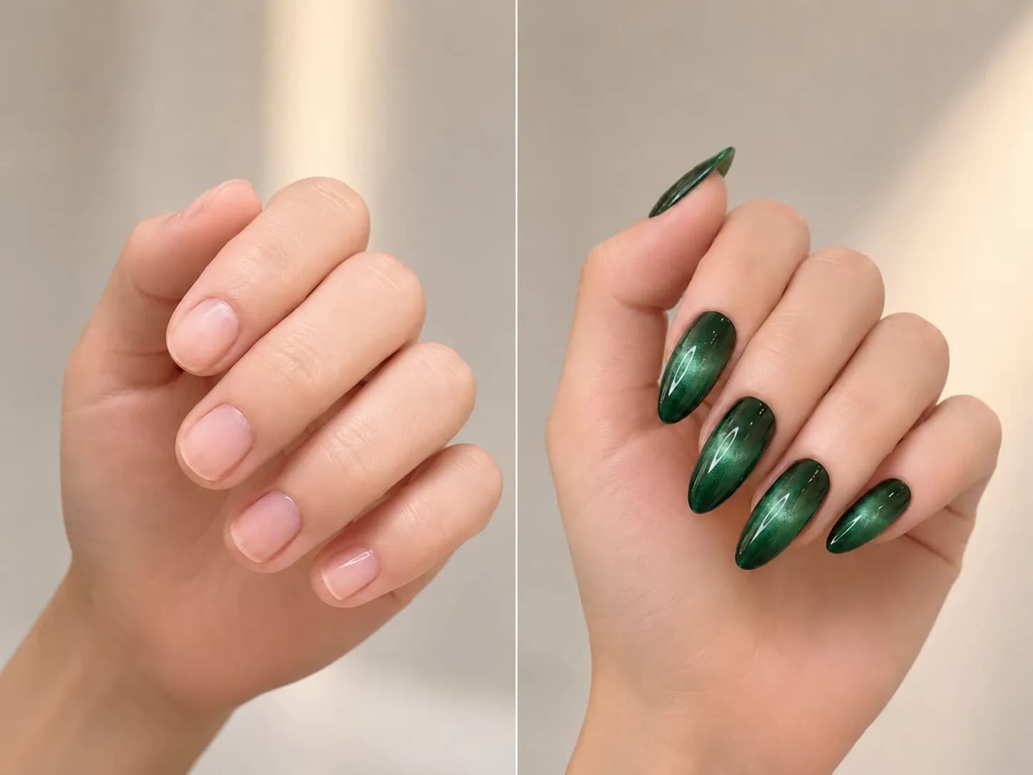 Extensii Unghii Slim Before and After